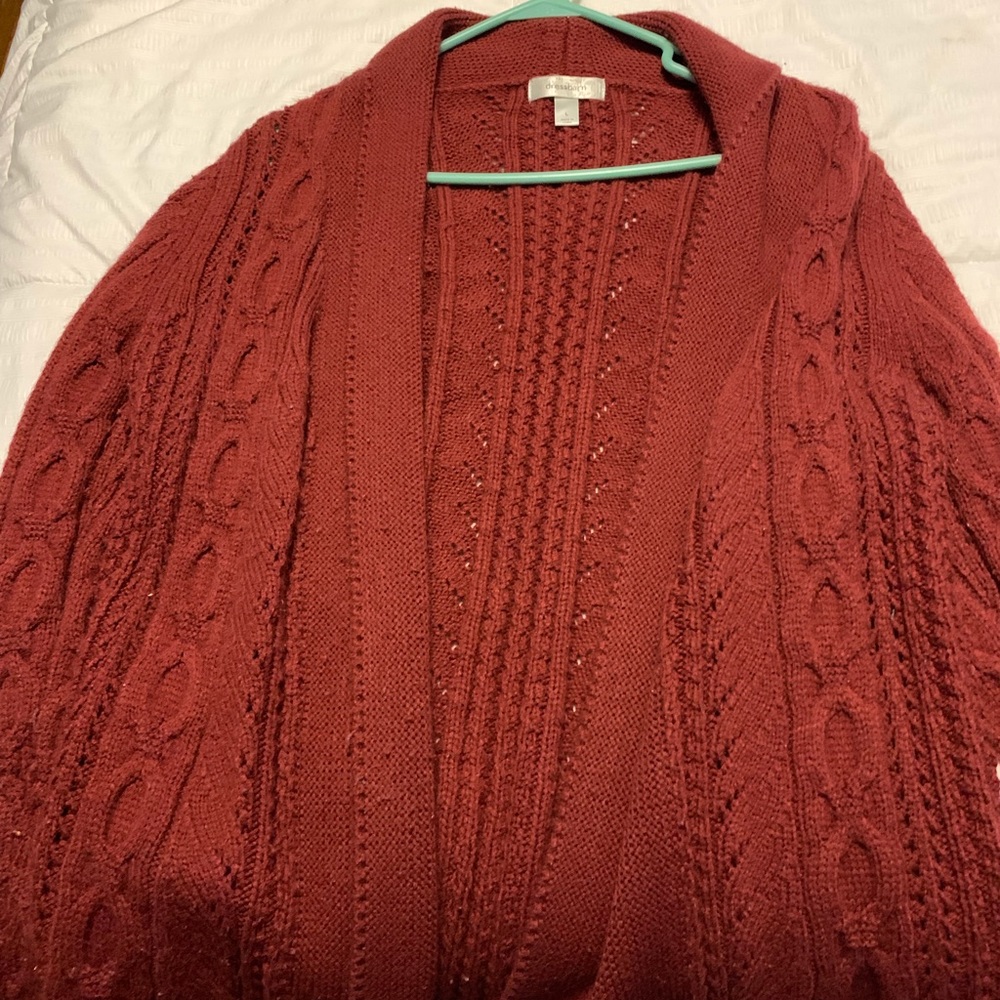 Open sweater
